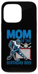 Coque pour iPhone 13 Pro Hockey Mom Of The Birthday Boy Hockey Family Matching gift