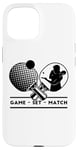 iPhone 15 Table-Tennis Player Game-Set-Match Gamer Ping-Pong Case