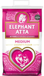 Elephant Atta Medium Chapatti Flour | 5 kg (Pack of 1) 