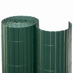 NOOR Brise-Vue en PVC - 0,9 x 10 m - Vert - Brise-Vue imperméable en Plastique pour Jardins - Tapis de clôture résistant aux UV pour Courts de Tennis et balcons