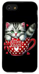 Coque pour iPhone SE (2020) / 7 / 8 Mug avec inscription « Kitten Kisses »