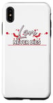 iPhone XS Max Love dies never heart leaf sweet Valentine's Day Case