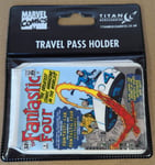 Fantastic Four Classic Comic Covers Marvel Travel Pass Credit Card Holder