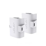 Venom Xbox Twin Rechargeable Battery Packs Series X 2 x 850 mAh Battery - White