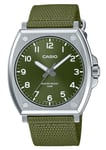 Casio Standard Analog Cloth Strap Green Dial Quartz MTP-E730C-3AV Men's Watch