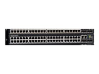 Dell Powerswitch N3248p-On - Switch - L3 - Administrerad - 48 X 10/100/1000 (Poe+) + 4 X 10 Gigabit Sfp+ + 2 X 100 Gigabit Qsfp28 - Främre Till Bakre Luftflöde - Rackmonterbar - Poe+ - Campus Smart Value