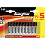 Energizer Max AAA/E92 (15+5 pack)