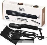 Lisseur Barbe Barber Tools Brosse Lissante Et Chauffante Cheveux 2 en 1 France