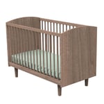 Sauthon Lit bébé Jazzy MARRON