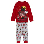 Pyjama Manches Longues Single Jersey Harry Potter ROUGE FONCÉ - 3 Ans | GARÇON