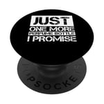 Fun Saying Just One More Bouteille de parfum I Promise Women Men PopSockets PopGrip Interchangeable