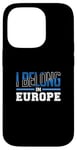 Coque pour iPhone 14 Pro Europe Lover Italie Allemagne Vacances European Vacay