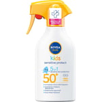 NIVEA SUN Kids Sensitive Protect & Play Sun Trigger Spray SPF 50+ 270