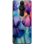 Kännykkäkuori Sony Xperia Pro-I-laitteelle, jossa on Maagiset kukat kuvio