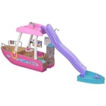 Barbie-Bateau de Reve-Coffret bateau, piscine, toboggan, accessoires HJV37