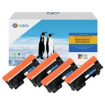 G&Amp G Toner Replacement Hp 117A Kompatibel Kombiförpackning Svart, Cyan, Magenta, Gul Nt-Ph2070bk/C/M/Y-B-V3-4-S1