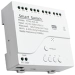 Tlily - Tuya Smart Wifi Moteur Commutateur Module rf 433 TéLéCommande Radio 4CH Inching Relay pour Alexa Home, AC85-250V