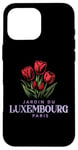 Coque pour iPhone 16 Pro Max Luxembourg Garden Paris France Tulipes