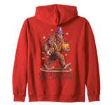 Catch Me If You Can... After Pie Thanksgiving Bigfoot Zip Hoodie