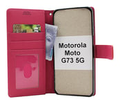 New Standcase Wallet Motorola Moto G73 5G (Hotpink)