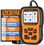 AUTOPHIX OM126P OBD2 Lecteur de Codes Lecteur Code Voiture Multimarque avec Fonctions OBD2 Complètes Lecture/Suppression du Code d'erreur Smoke Test pour Toutes Les Voitures OBDII après 1996