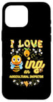 iPhone 16 Pro Max I Love Beeing An Agricultural Inspector Bee Lover Profession Case