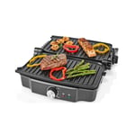 Appareil à panini Grill plancha de table 1500W NEDIS