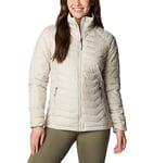 Columbia Women's Powder Lite Hooded Jacket, Hooded Puffer Jacket, Dark Stone, Size M