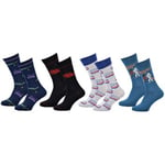 Chaussettes Retour Vers Le Futur  Pack de 4 Paires 1487