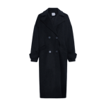 Tiffany Bella, Long Coat - Light Creme Svart