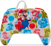 Powera Enhanced Wired Controller for Nintendo Switch - Mario Hero Reel