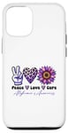 Coque pour iPhone 14 Porter Purple Alzheimer Sensibilisation Démence