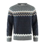 Fjallraven Men's Övik Knit Sweater M Sweatshirt, Blue, S UK