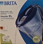 BRITA Marella XL 3.5L Water Filter Table Jug with 1 x Maxtra PRO Cartridge BLUE