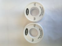 Ptfe Tape Plumbers Plumbing Teflon Thread Seal Width 12mm Length 12 Meters X 2