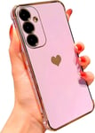 Vepbk Case for Samsung Galaxy A34 5G, Soft Case Silicone Cover with Love Hearts