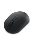 Dell Silent Mouse MS355 - mouse - 2.4 GHz Bluetooth 5.1 LE - black - Hiiri - Optinen LED - 3 painiketta - Musta