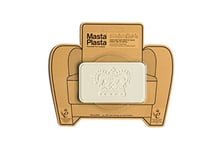 MastaPlasta Self-Adhesive Premium Leather Repair Patch - Ivory Crown 10cm x 6cm (4in x 2.4in). First-Aid for Sofas, Car Seats, Handbags, Jackets