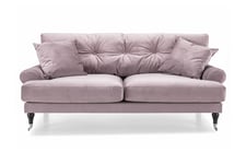 Andrew Fløyelssofa 2-seter - Lilla/Krom Howard sofa Lilla