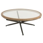 Table Basse Ronde "Bruxelles" 100cm Naturel