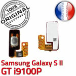 ORIGINAL Samsung Galaxy S2 GT i9100P Nappe Bouton Power à souder Contacts Dorés