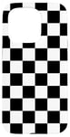 iPhone 15 Pro black-and-white chess checkerboard checkered pattern, Case