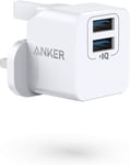 Anker USB Plug, PowerPort mini Dual Port USB Charger, For iPhone, Galaxy, & More