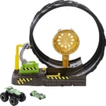 Hot Wheels - Monster Trucks - Circuit Looping - Coffret avec Vehicule et Voit...