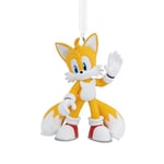 Hallmark Tails Hanging Ornament, Sonic the Hedgehog Tree Decoration, Resin Hanging Ornament, Christmas Hanging Ornament, Gifts for Christmas