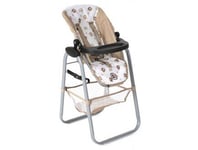 Chaise haute inclinable et pliable, Oursons - Pour poupee et poupon - Accessoire