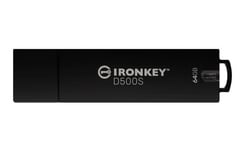 Kingston Ironkey D500s 64gb Usb Type-a Sort