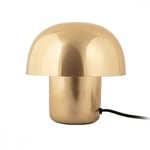 Leitmotiv - Lampe à poser Fat Mushroom H20cm Present Time Doré