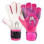 HO Soccer Trainer Skyline Pink Gants de Gardien de But Unisexe pour Enfants, Rose, Noir, 2,5