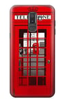 Classic British Red Telephone Box Case Cover For Samsung Galaxy J8 (2018)